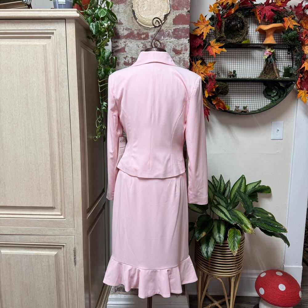 Pink Ruffle Skirt Suit Set - Picture 3 of 7